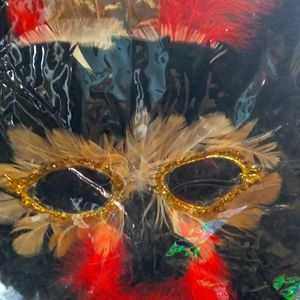Feathered Mask